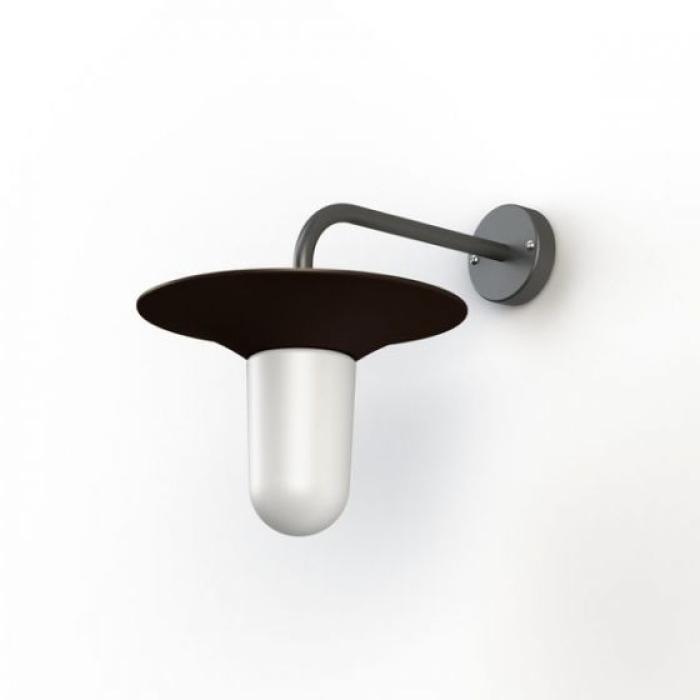 Mattglas rustikal